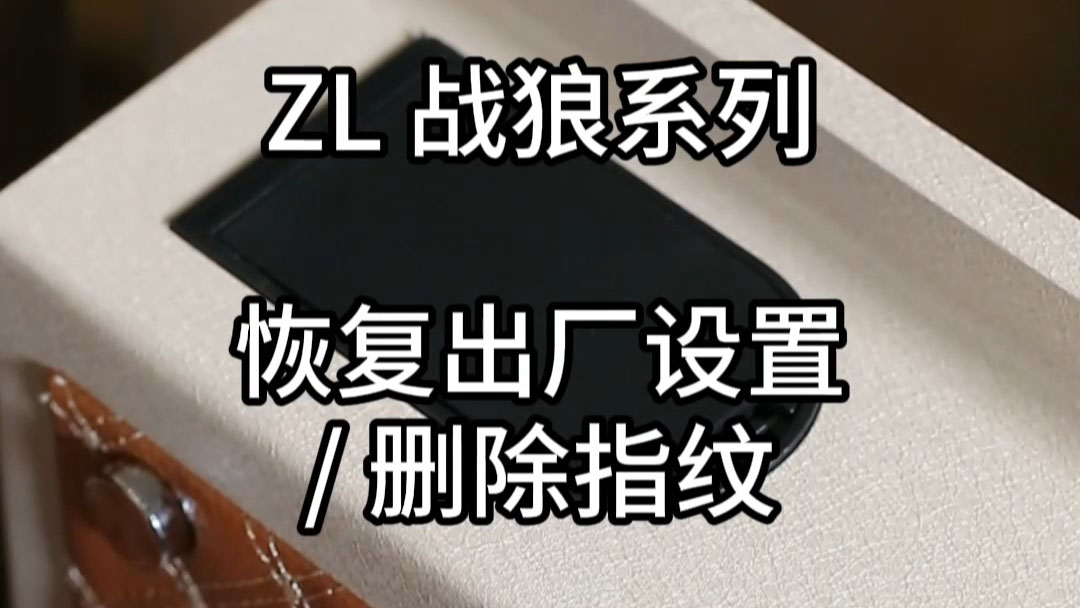 ZL戰狼恢複出廠(chǎng)設(shè)置